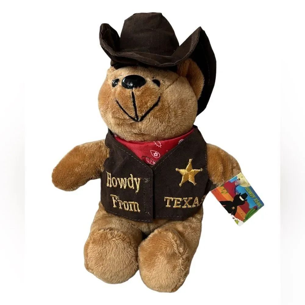 NWT Vtg 2013 Buckaroo Bandits Plush Sheriff Teddy Bear Stuffed Animal
